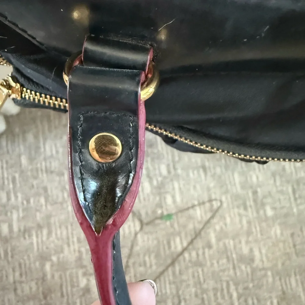 Stylish Black MZ Wallace bag nylon leather - Picture 10 of 11